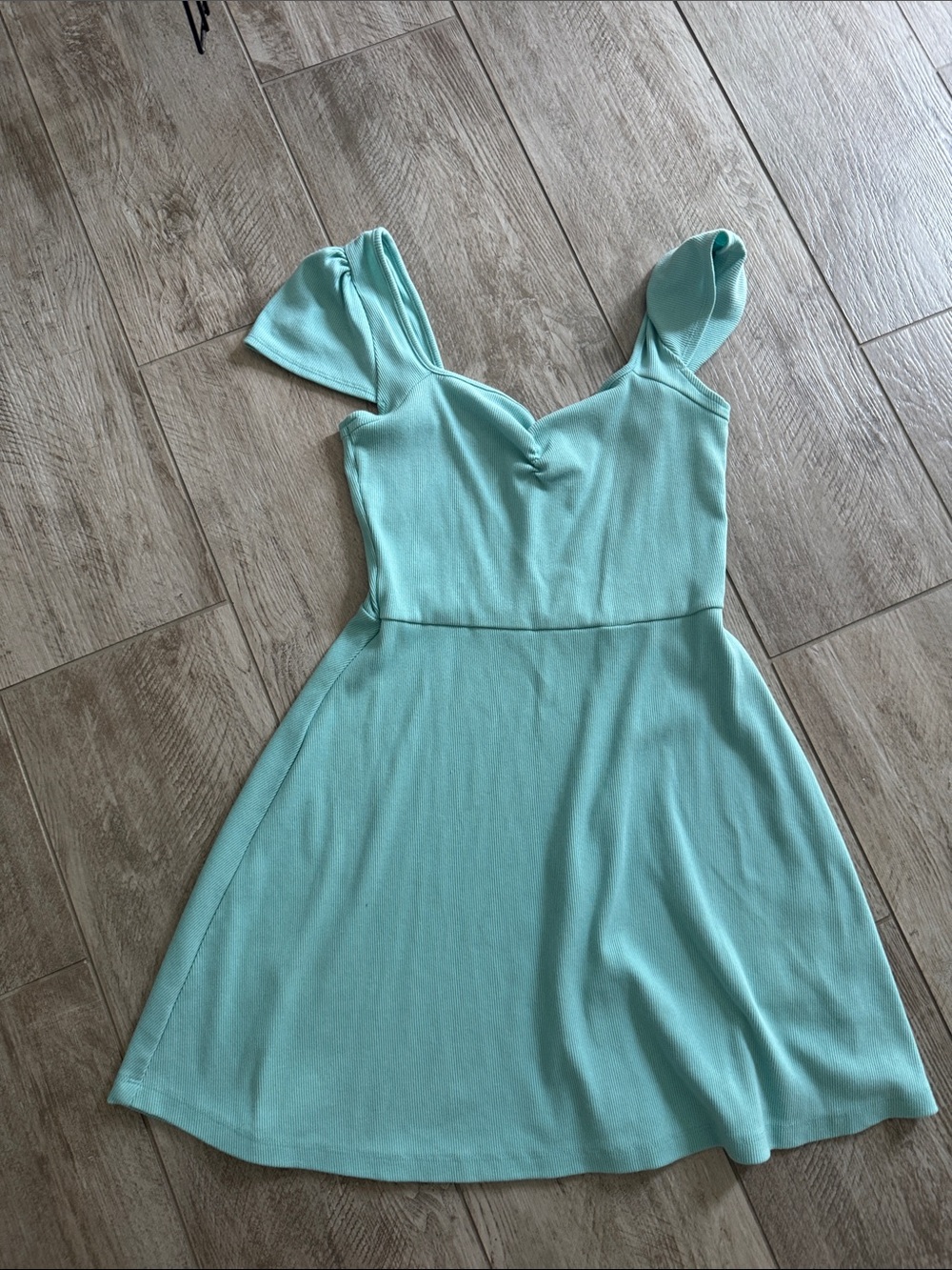 Women’s Mint A-Line Dress with Sweetheart Neckline